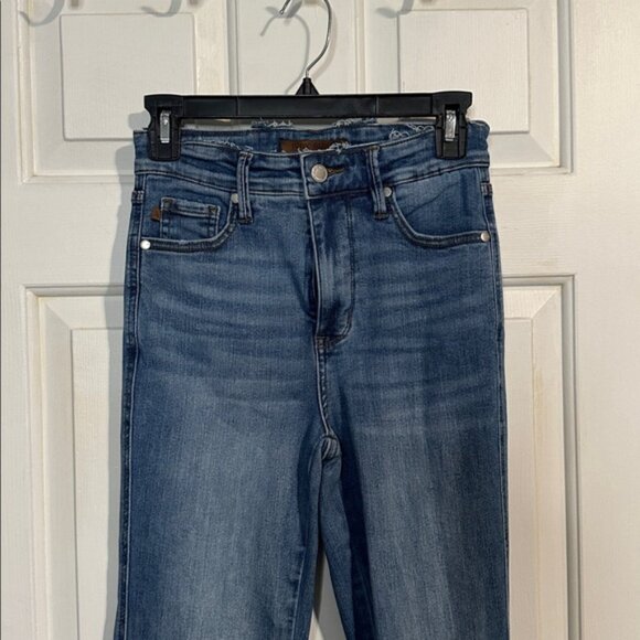Judy Blue Flare Overall Jeans size small women’s - Picture 3 of 6